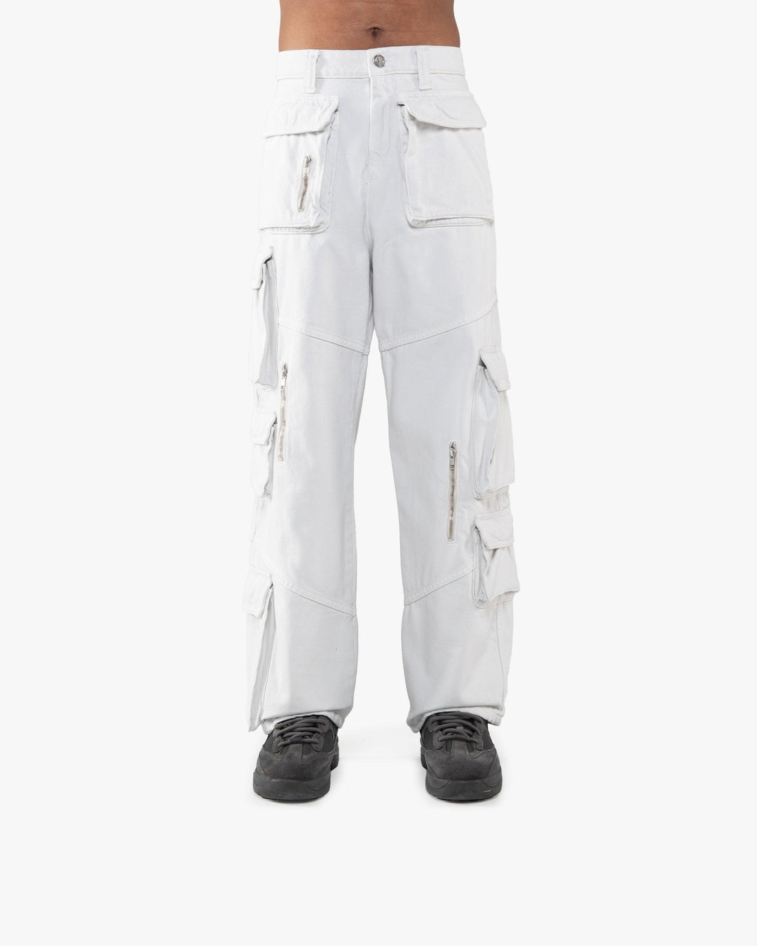 Vicinity ASYMETRICAL CARGOPANTS LIGHT GREY
