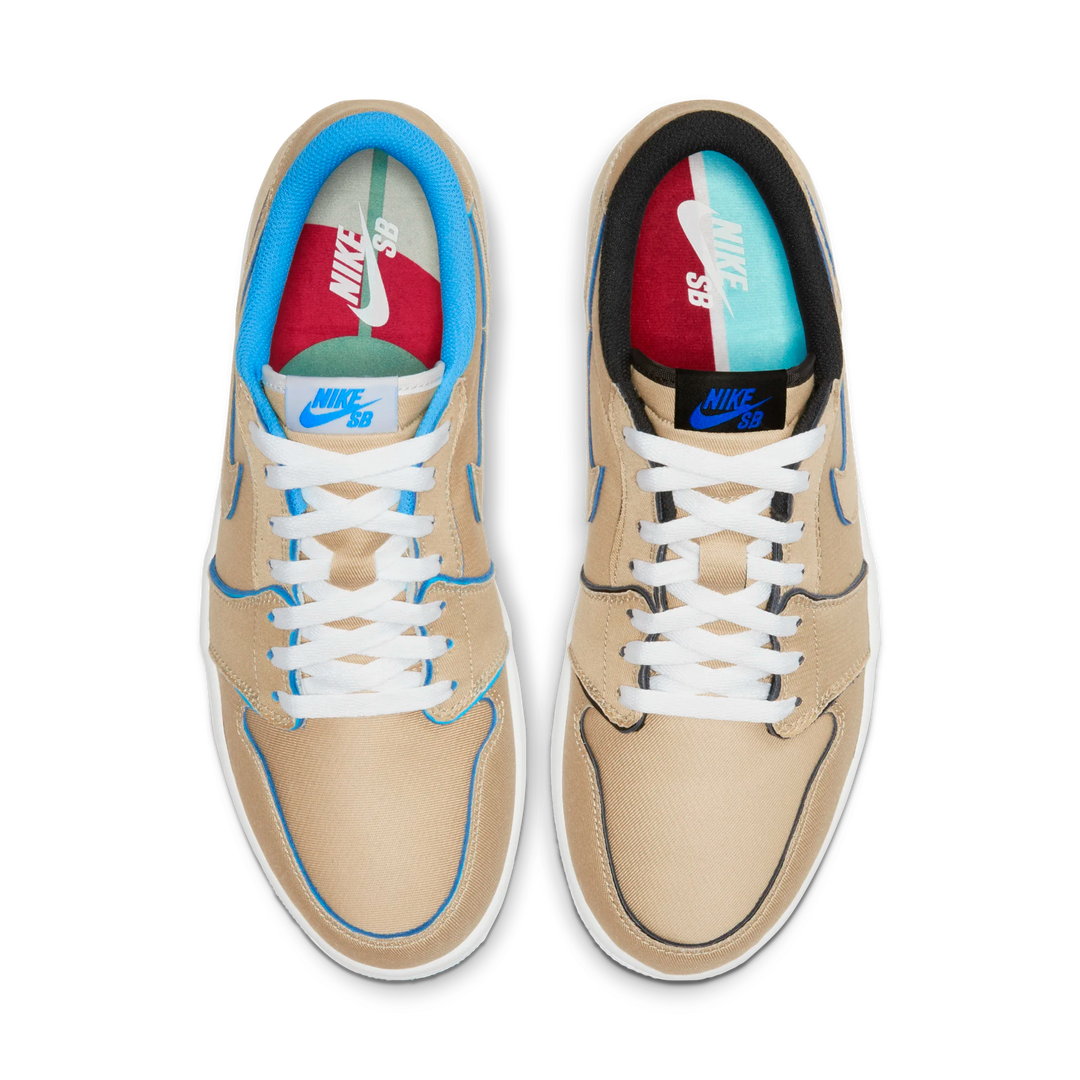 SB Air Jordan 1 Low Desert Ore/Royal Blue