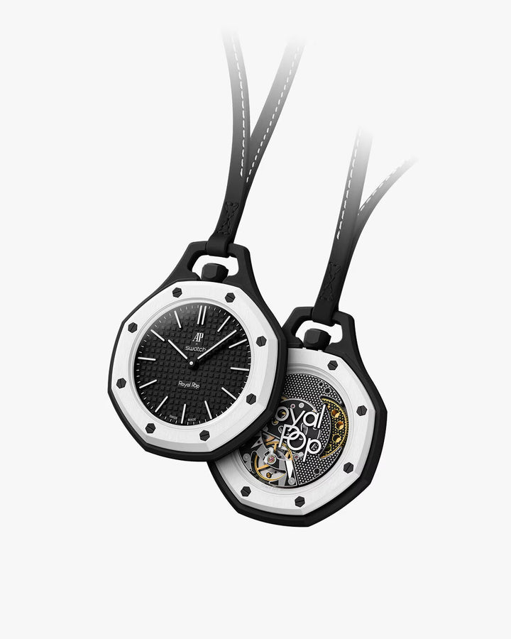 AP X SWATCH ROYAL POP OCHO NEGRO
