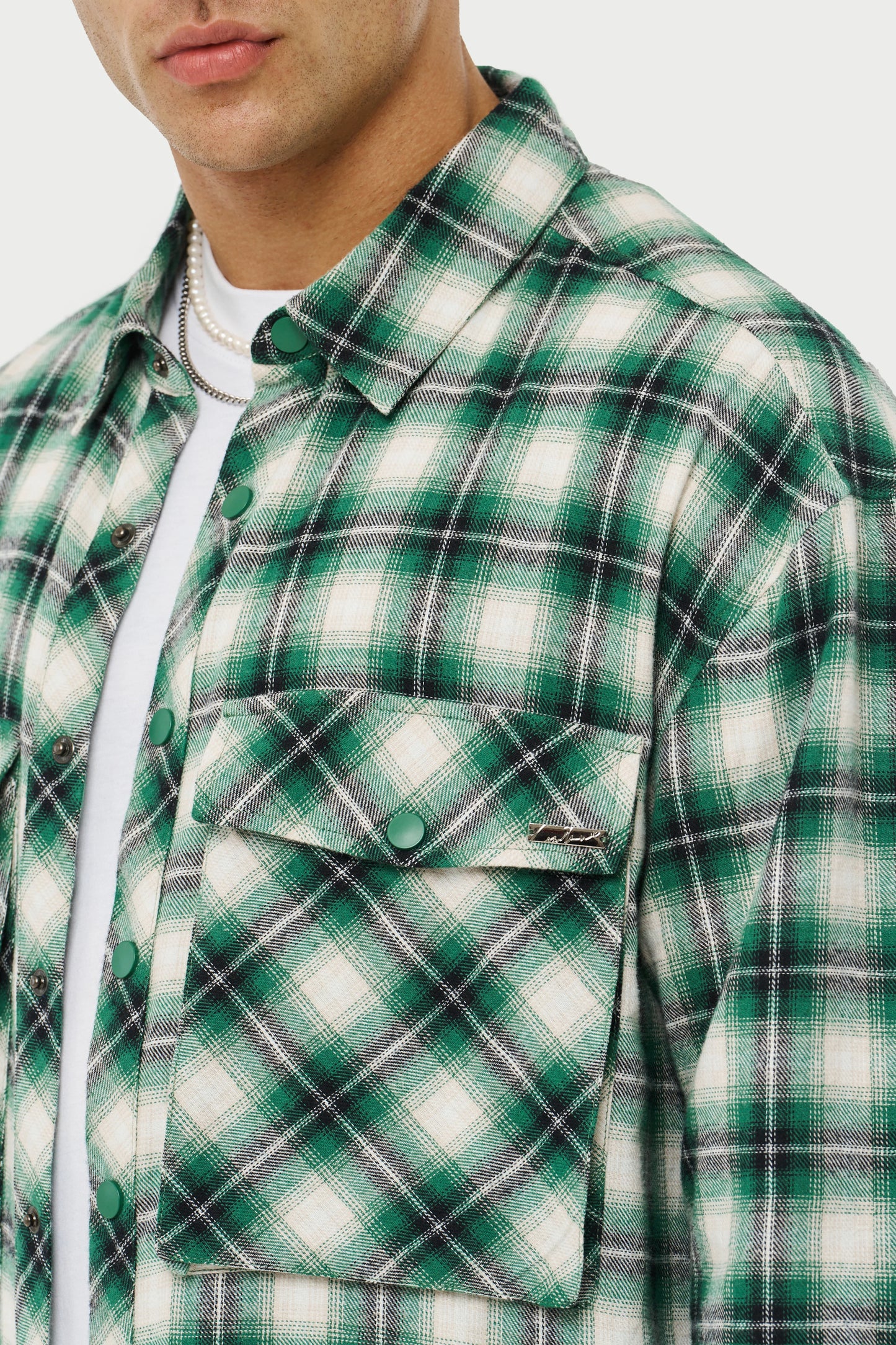 COPYRIGHT CHECK RELAXED SHIRT