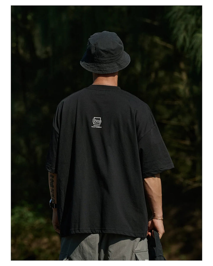 BROSHOOD SORONA® LINE PRINT TEE