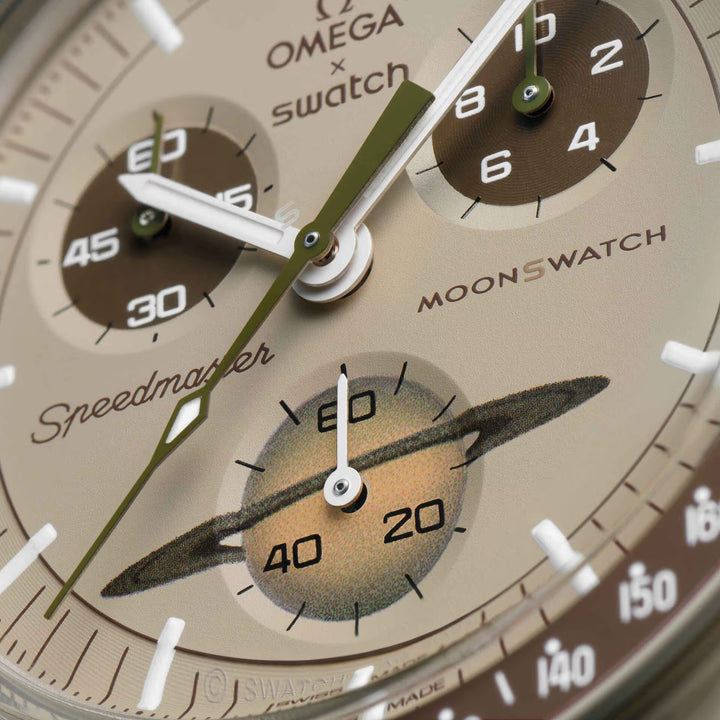 Swatch x Omega Bioceramic Moonswatch Mission to Saturn SO33T100