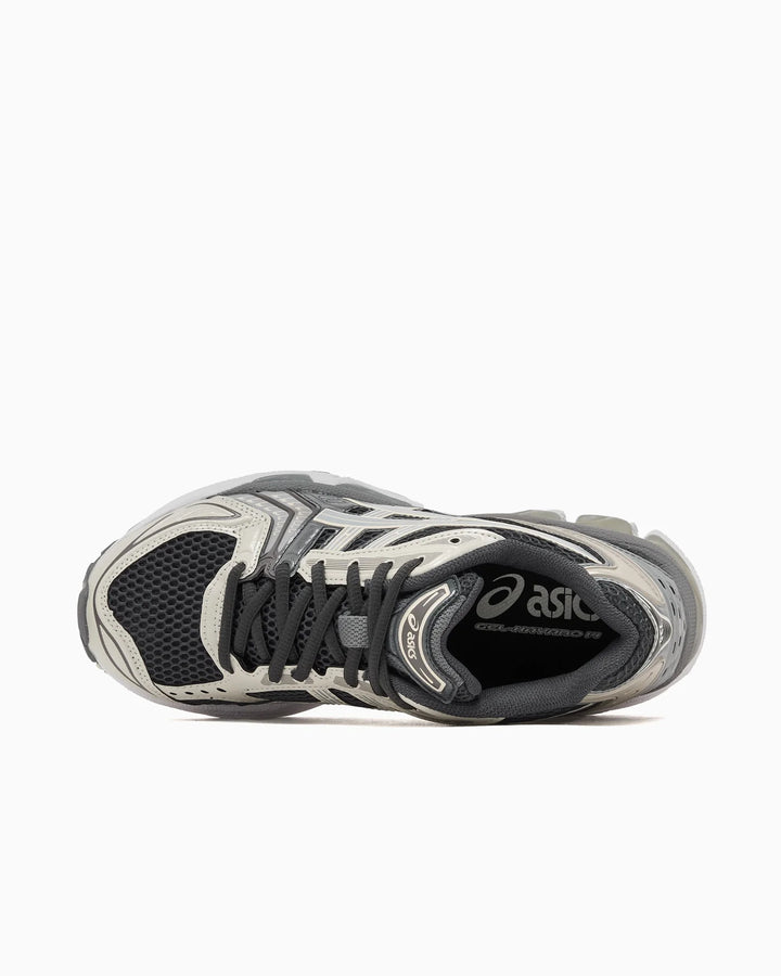 ASICS GEL KAYANO 14 OBSIDIAN GREY CEMENT GREY סניקרס ג׳ל קיאנו 14