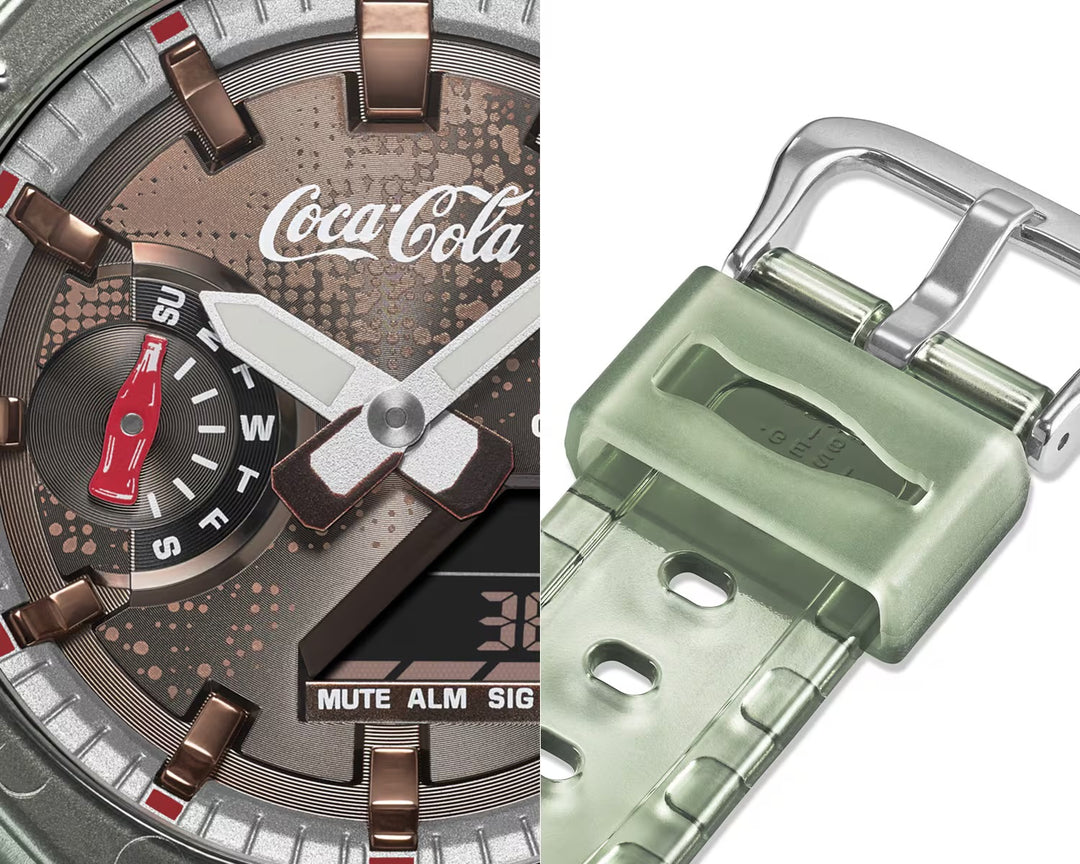 CASIO X COCA-COLA G-SHOCK ANALOG-DIGITAL 2100 SERIES
GA-2100CC-3A