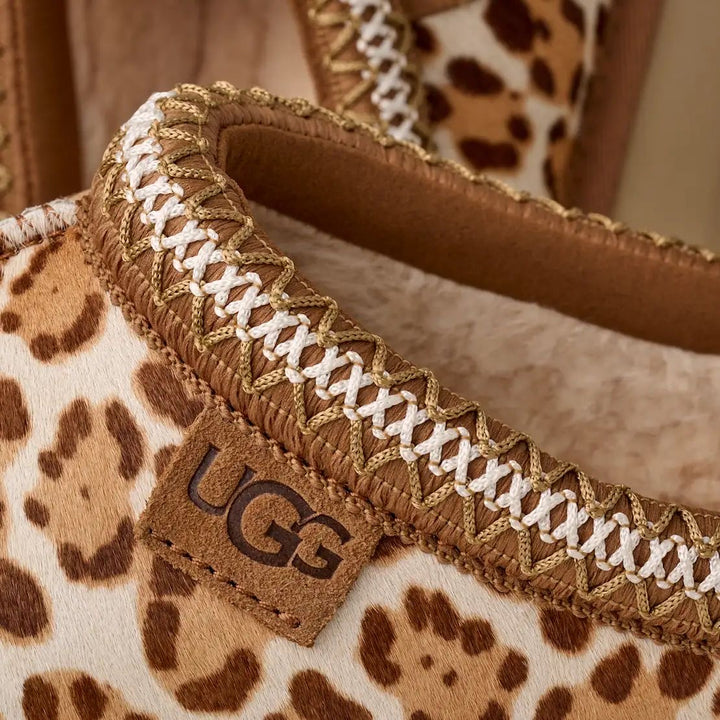 UGG WOMEN'S TAZZ PLAINS FELICITY LEOPARD JASMINE כפכפי טאז מנומר לנשים