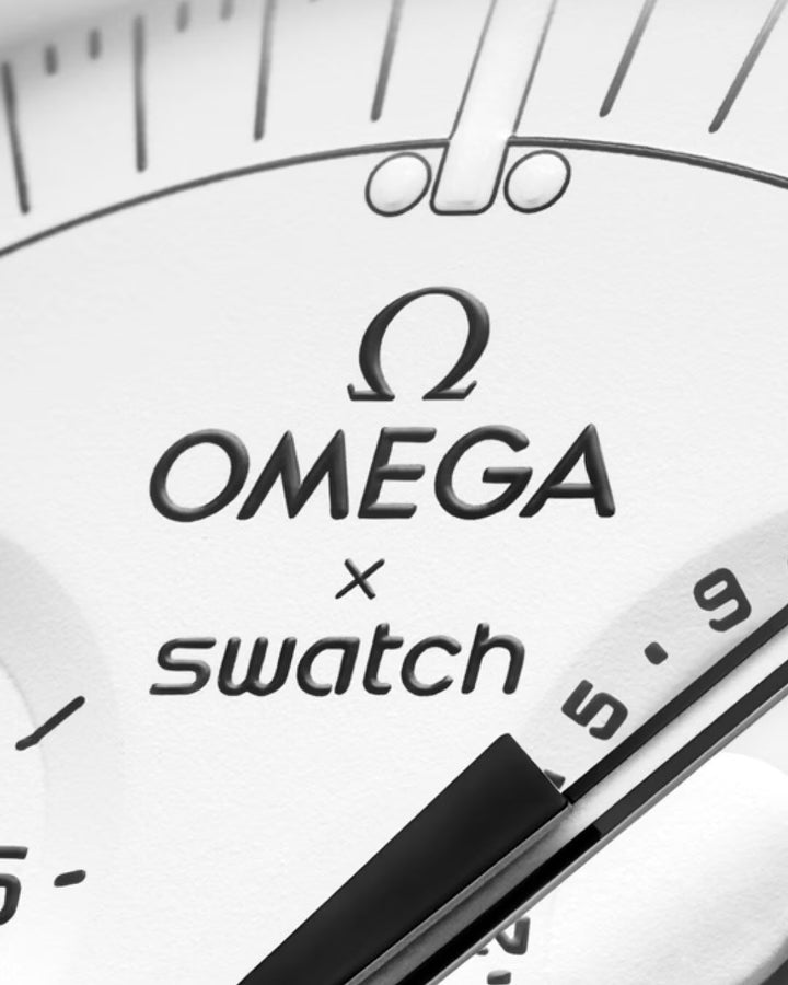 Swatch x Omega Bioceramic Moonswatch 1965 SO33M106 שעון אומגה בשיתוף פעולה עם סווטש