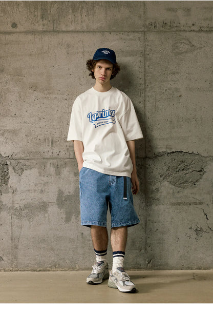 VARSITY LOGO PRINT TEE