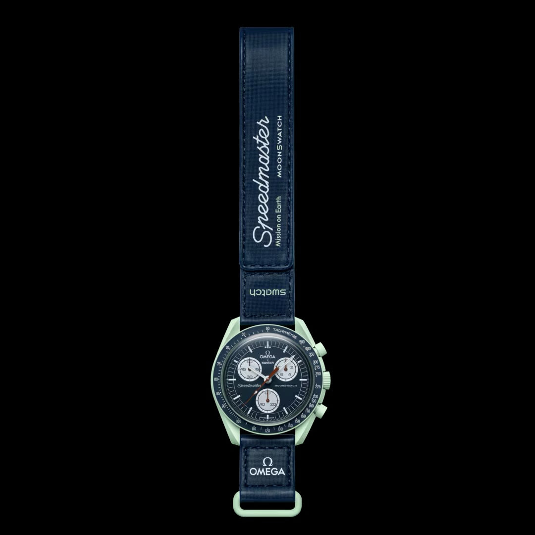 Swatch x Omega Bioceramic Moonswatch Mission to Earth SO33G100