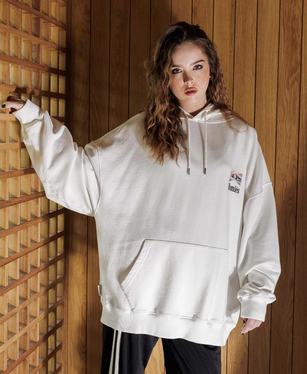 RACING LIMITED HOODIE VINTAGE WHITE