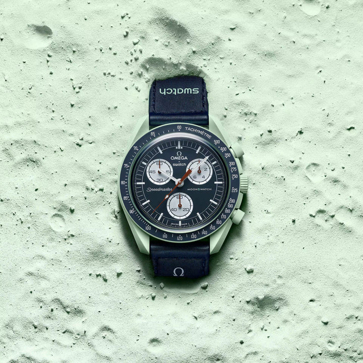 Swatch x Omega Bioceramic Moonswatch Mission to Earth SO33G100