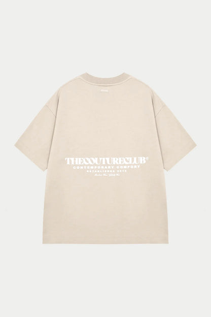 HEAVYWEIGHT COPYRIGHT T-SHIRT BEIGE