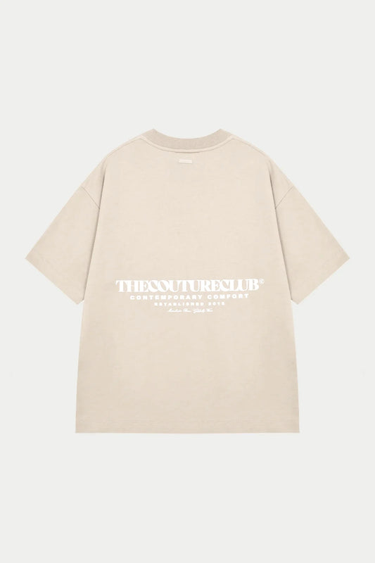 HEAVYWEIGHT COPYRIGHT T-SHIRT BEIGE