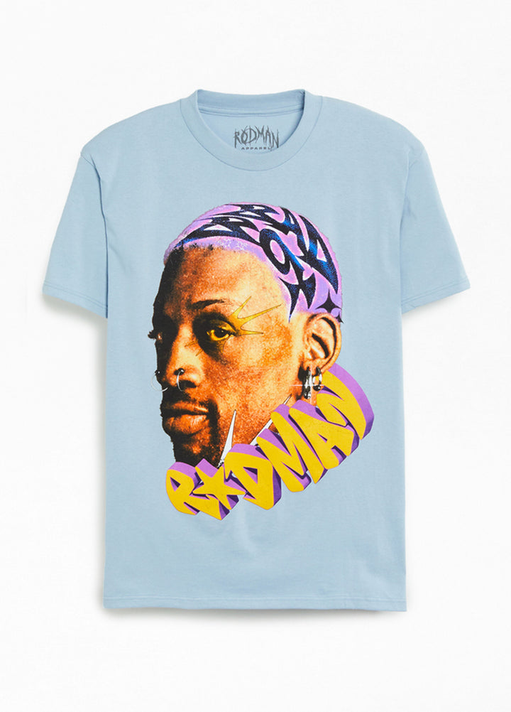 RODMAN OFFICIAL “Electric Tribal Glow” Tee