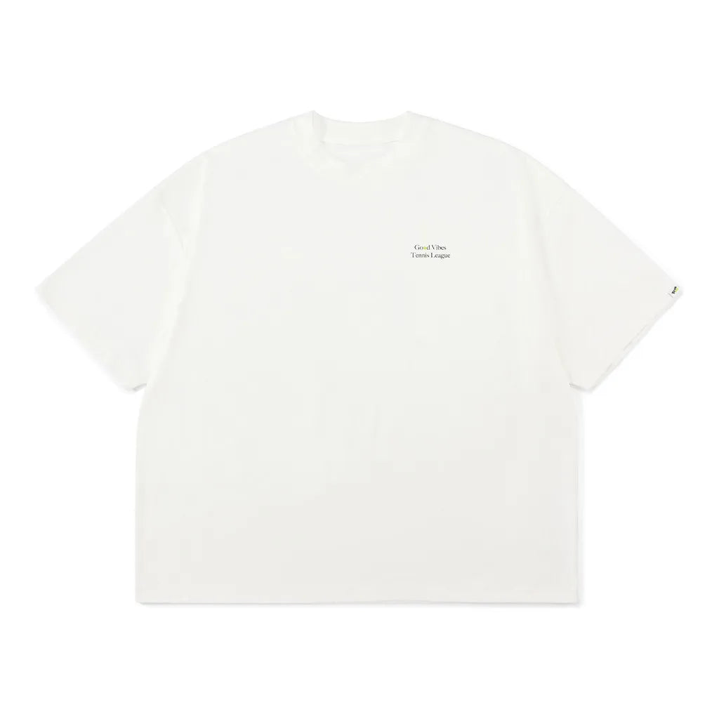 BROSHOOD GOOD VIBES SS26 TEE WHITE