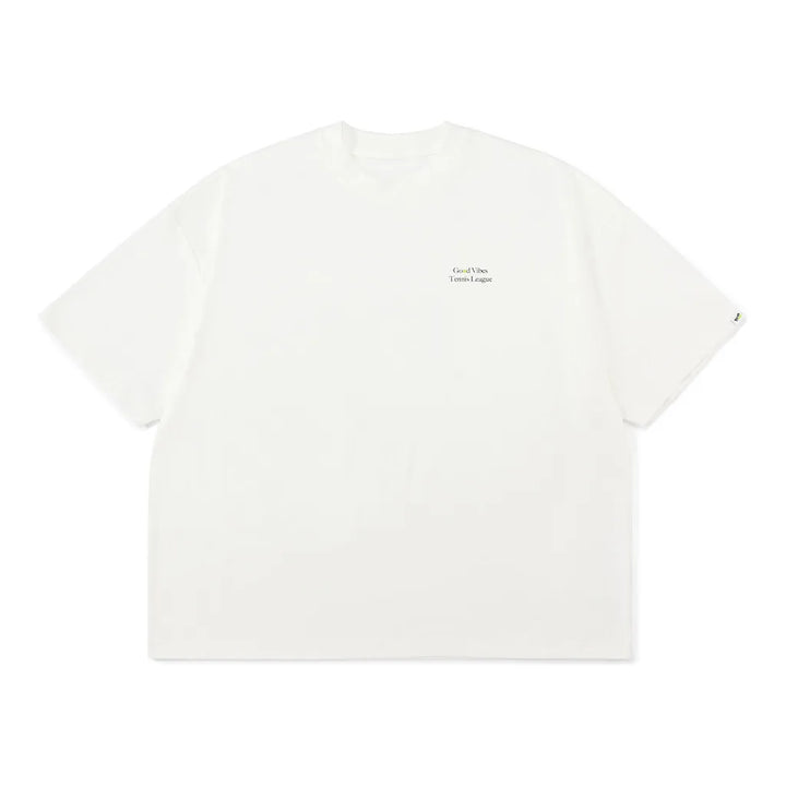 BROSHOOD GOOD VIBES SS26 TEE WHITE