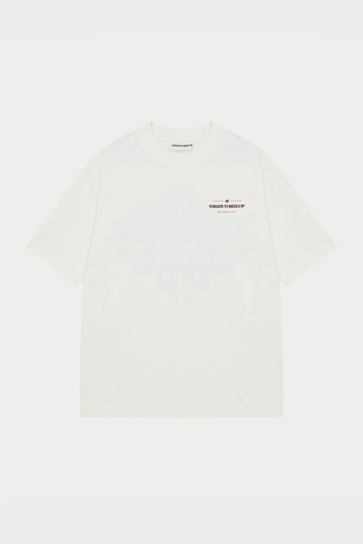 COPYRIGHT MULTI GRAPHIC T-SHIRT OFF WHITE