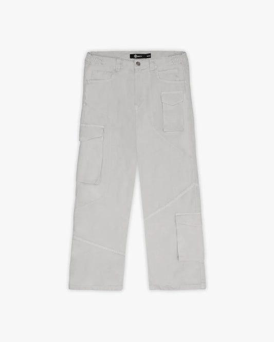 Vicinity ASYMETRICAL CARGOPANTS LIGHT GREY