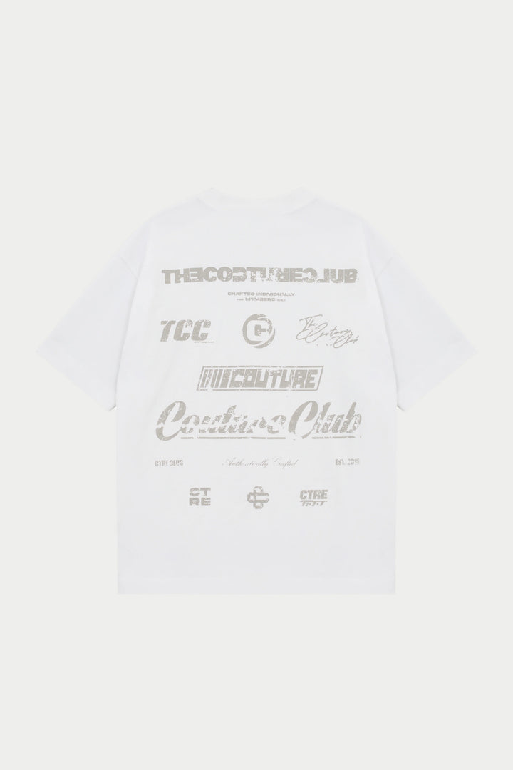 WASHED ARCHIVE LOGO GRAPHIC T-SHIRT
WHITE