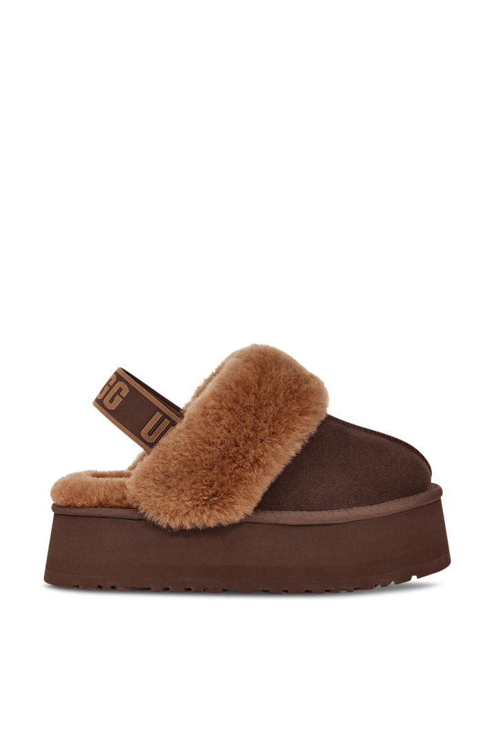 UGG FUNKETTE סנדלי פלטפורמה פאנקט חום