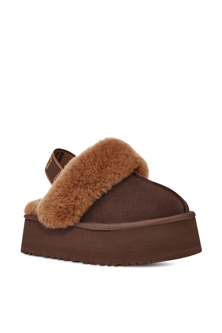 UGG FUNKETTE סנדלי פלטפורמה פאנקט חום