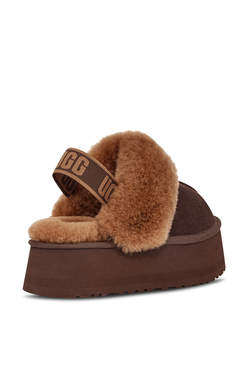 UGG FUNKETTE סנדלי פלטפורמה פאנקט חום