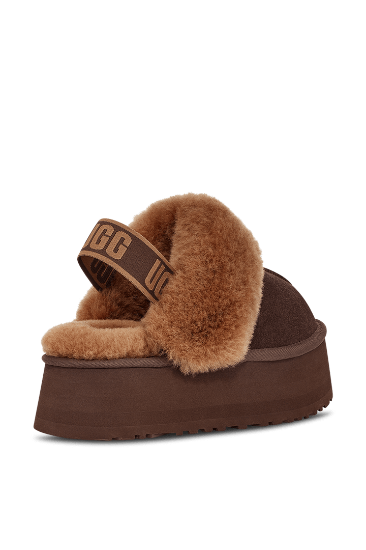 UGG FUNKETTE סנדלי פלטפורמה פאנקט חום