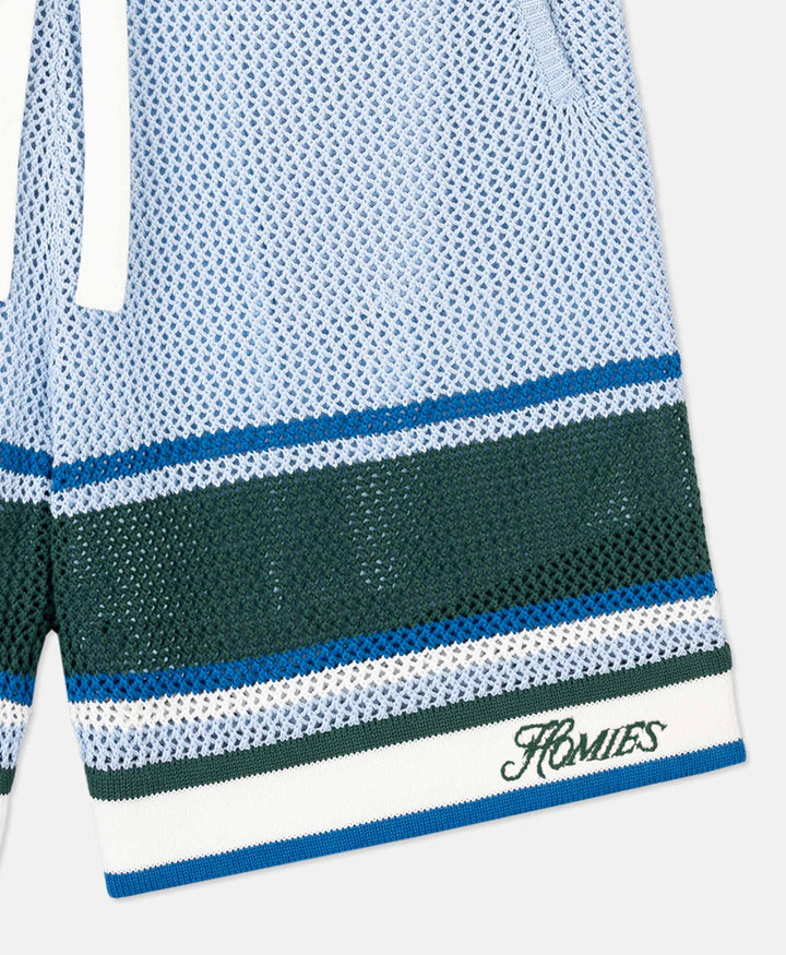 HOMIÉS SHORTS KNIT MULTICOLOR GREEN