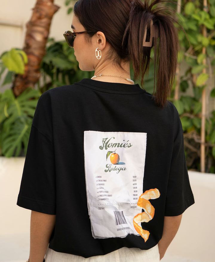 LA CUENTA T-SHIRT BLACK
