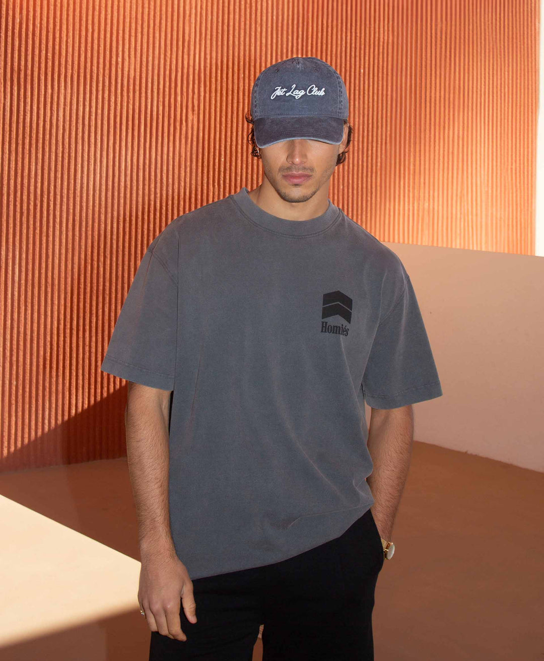 RACING T-SHIRT VINTAGE GREY