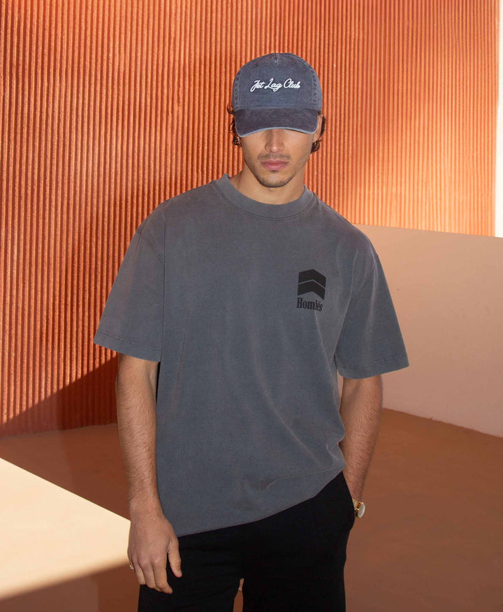 RACING T-SHIRT VINTAGE GREY