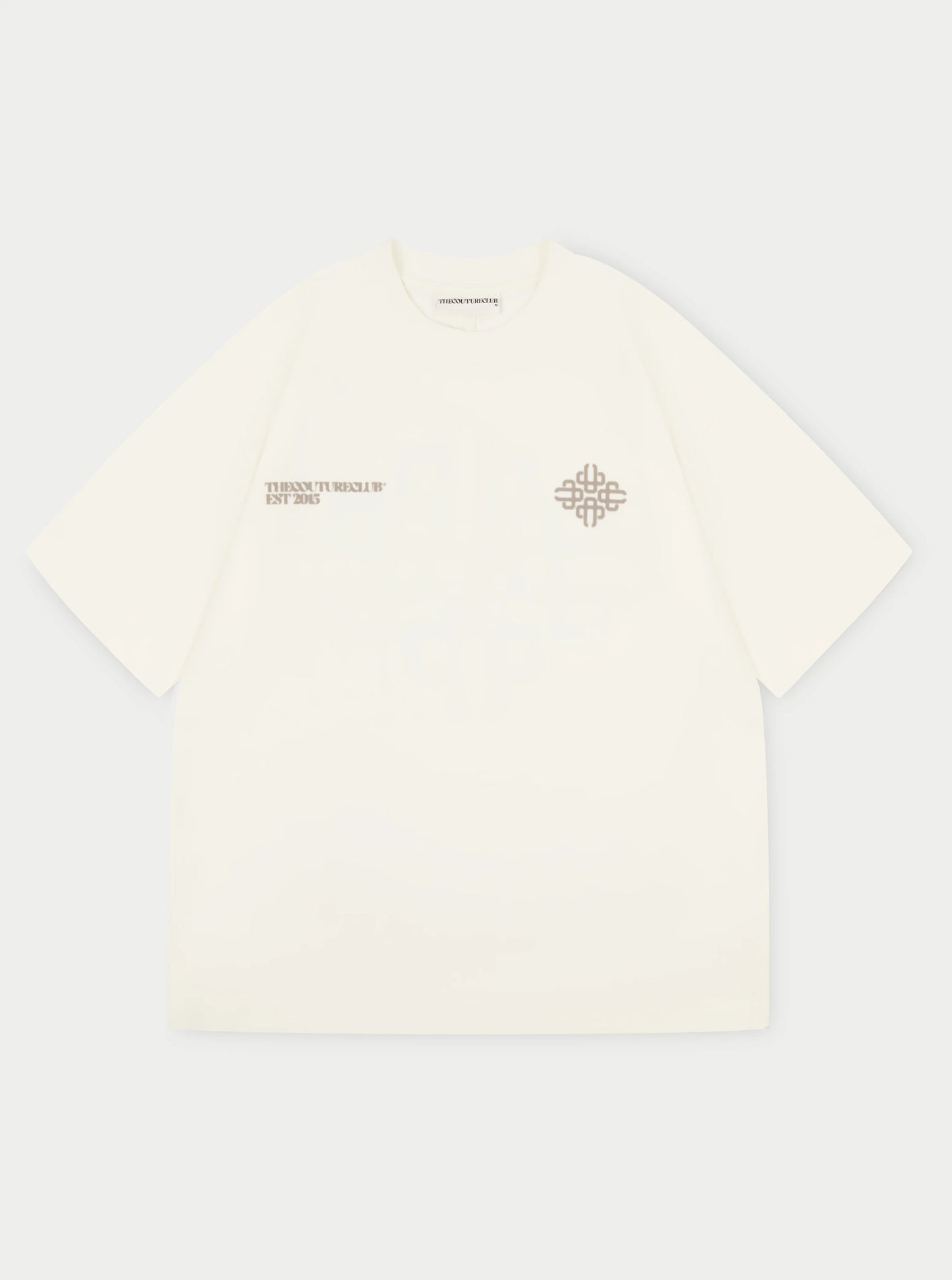 BLURRED GRAPHIC EMBLEM T-SHIRT