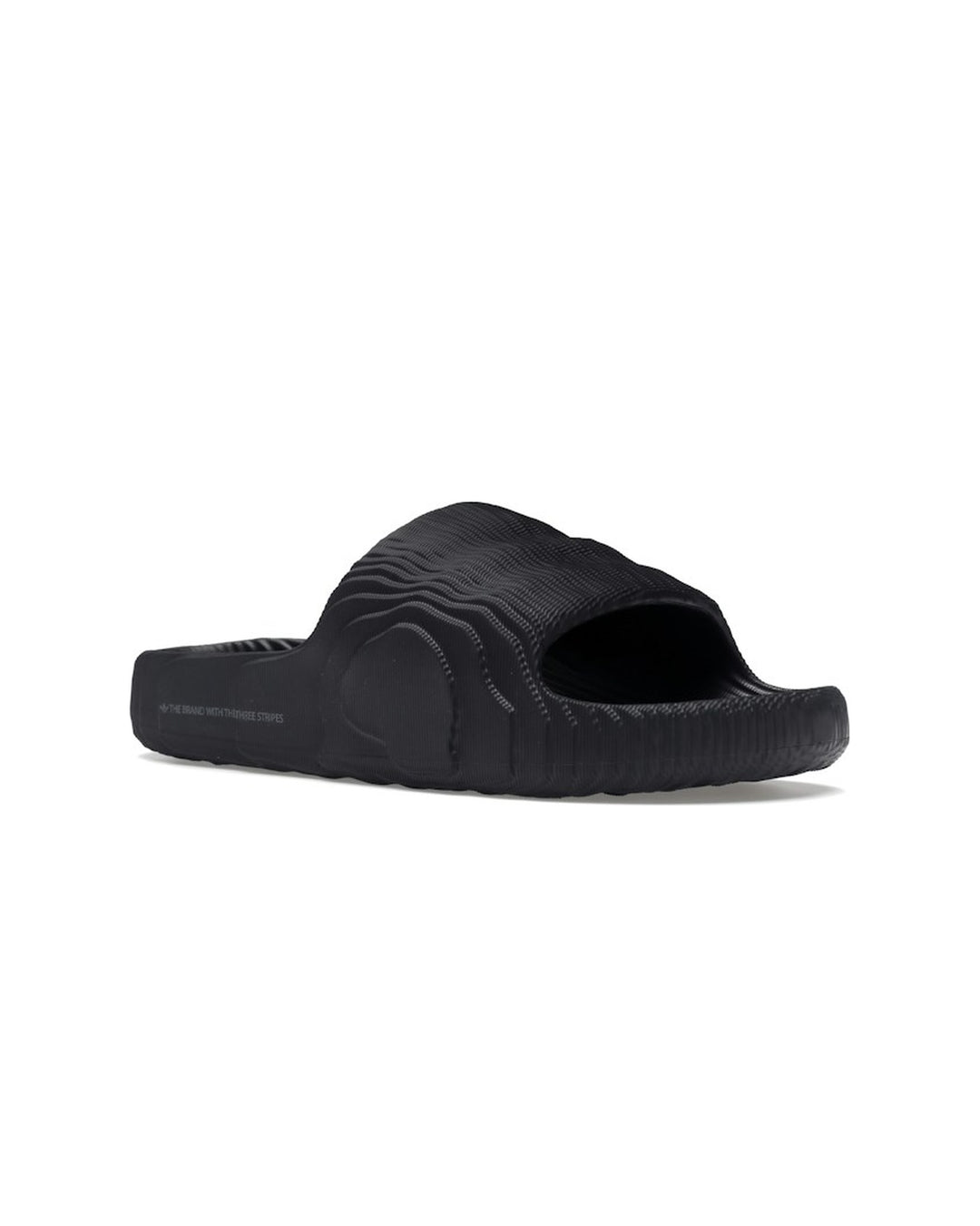 ADIDAS MEN'S ADILETTE 22 CARBON - כפכפי אדידס אדילט 22 אפור כהה לגברים - תמונה 3