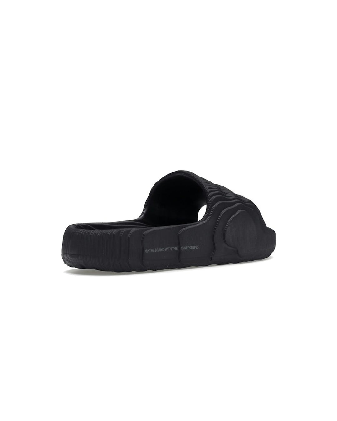 ADIDAS MEN'S ADILETTE 22 CARBON - כפכפי אדידס אדילט 22 אפור כהה לגברים - תמונה 4