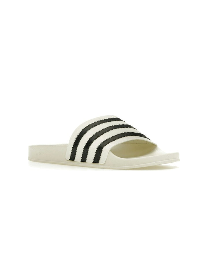 ADIDAS UNISEX ATHLETICS ADILETTE X FEAR OF GOD CREAM WHITE - כפכפי אדידס אדילט פיר אוף גוד אתלטיקס שמנת ושחור יוניסקס - תמונה 3