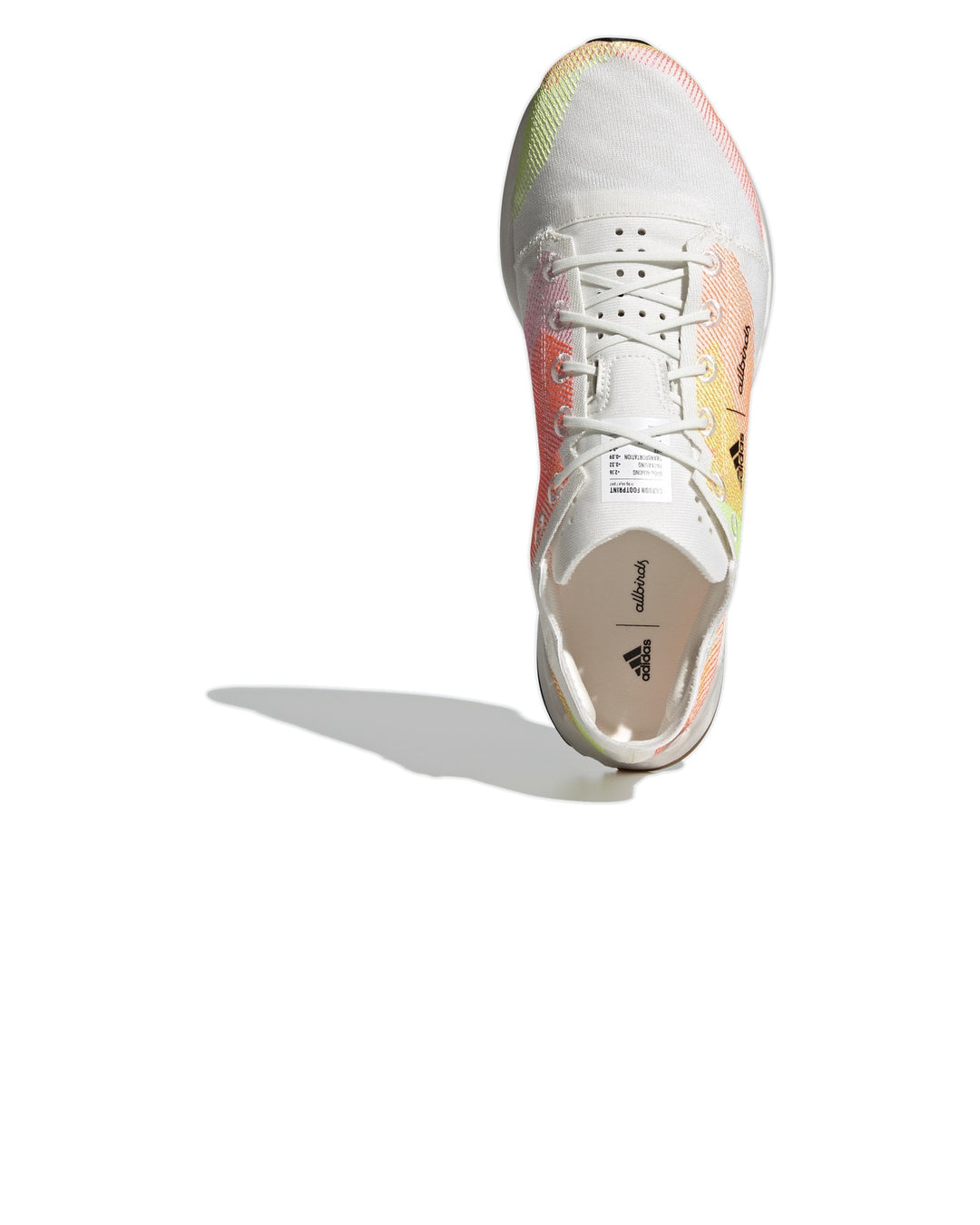 ADIDAS MEN'S ADIZERO X ALLBIRDS NON DYED ACID RED