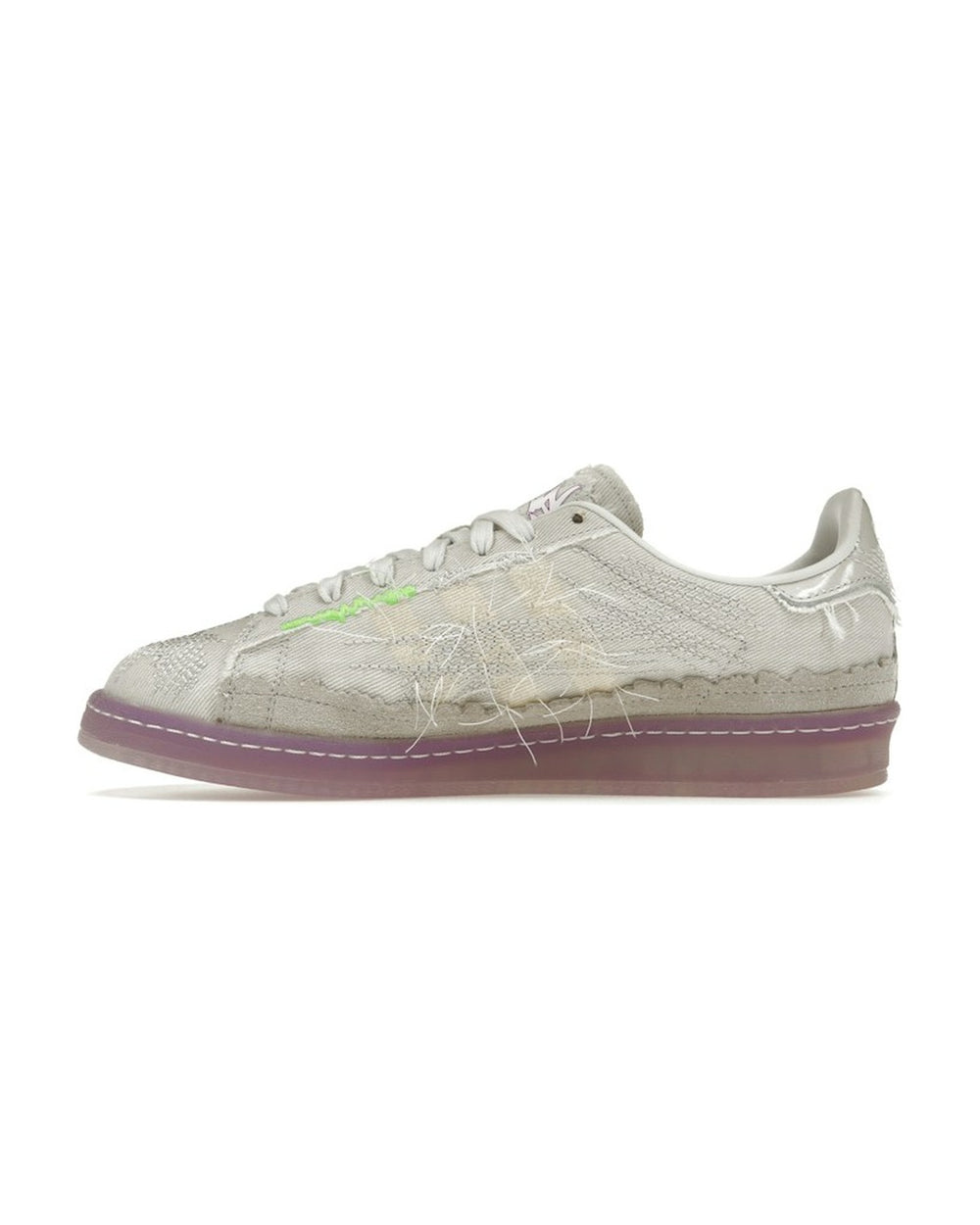 ADIDAS MEN'S CAMPUS 80S X YOUTH OF PARIS CRYSTAL WHITE