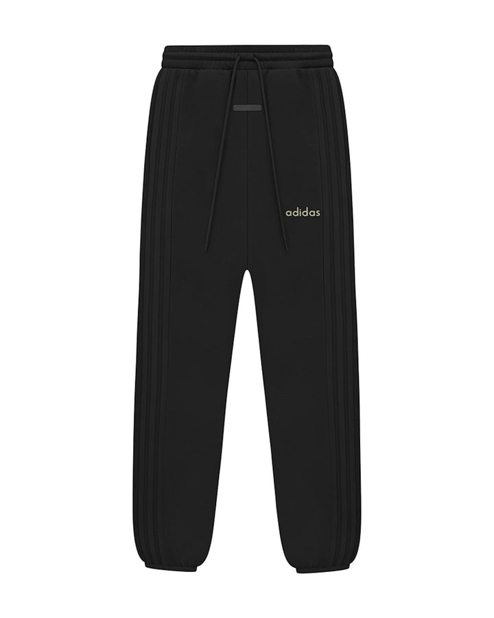 ADIDAS MEN'S ATHLETICS HEAVY FLEECE PANT X FEAR OF GOD ATHLETICS BLACK - מכנס טרנינג אדידס פיר אוף גוד פליס כבד שחור לגברים - תמונה 1