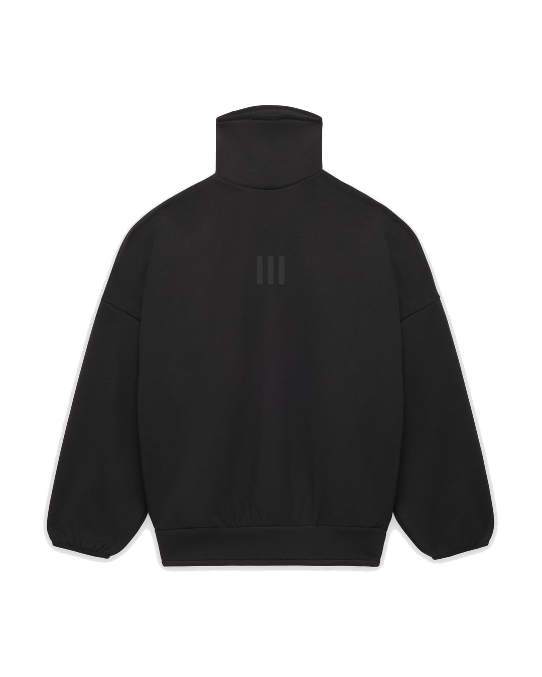 ADIDAS MEN'S ATHLETICS MOCK NECK SWEATSHIRT X FEAR OF GOD ATHLETICS BLACK - סווטשירט צווארון גבוה אדידס פיר אוף גוד שחור לגברים - תמונה 1