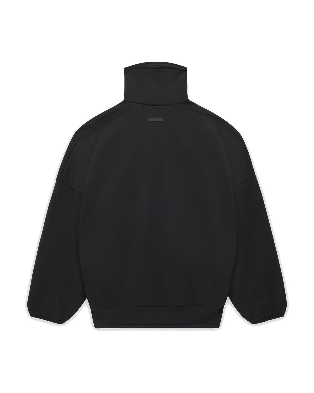 ADIDAS MEN'S ATHLETICS MOCK NECK SWEATSHIRT X FEAR OF GOD ATHLETICS BLACK - סווטשירט צווארון גבוה אדידס פיר אוף גוד שחור לגברים - תמונה 2