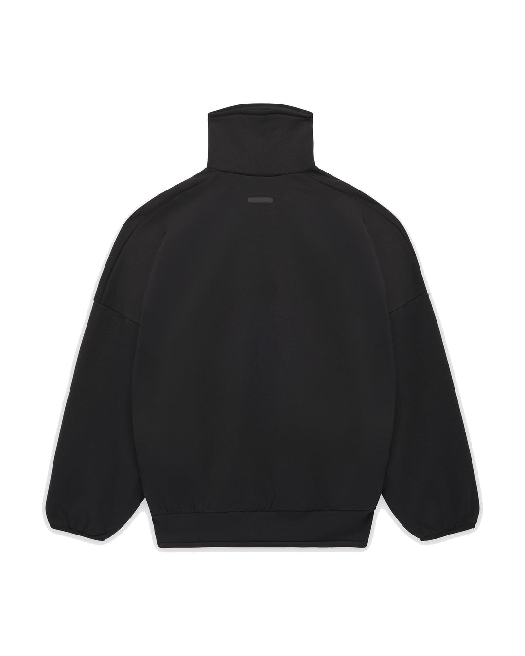 ADIDAS MEN'S ATHLETICS MOCK NECK SWEATSHIRT X FEAR OF GOD ATHLETICS BLACK - סווטשירט צווארון גבוה אדידס פיר אוף גוד שחור לגברים - תמונה 2