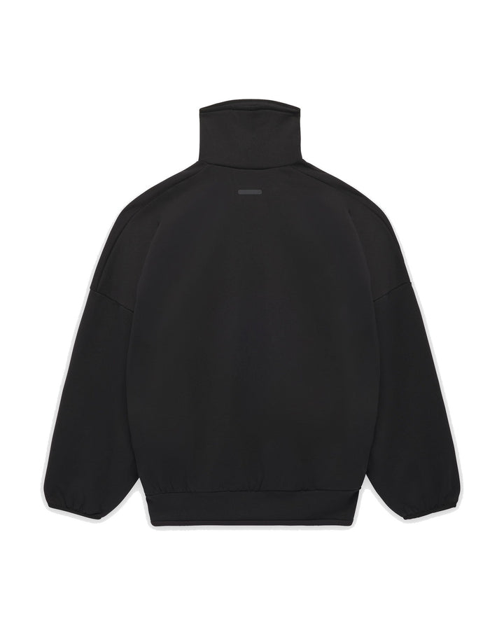 ADIDAS MEN'S ATHLETICS MOCK NECK SWEATSHIRT X FEAR OF GOD ATHLETICS BLACK - סווטשירט צווארון גבוה אדידס פיר אוף גוד שחור לגברים - תמונה 2