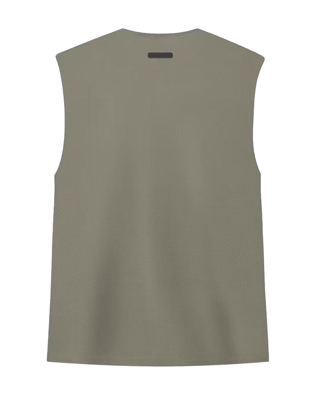ADIDAS MEN'S ATHLETICS MUSCLE TANK X FEAR OF GOD ATHLETICS CLAY - גופייה אדידס פיר אוף גוד זית-אפור לגברים - תמונה 2
