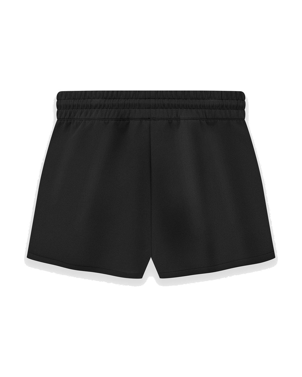 ADIDAS MEN'S ATHLETICS SUEDE FLEECE SHORTS X FEAR OF GOD ATHLETICS BLACK - מכנס קצר אדידס פיר אוף גוד שחור לגברים - תמונה 2