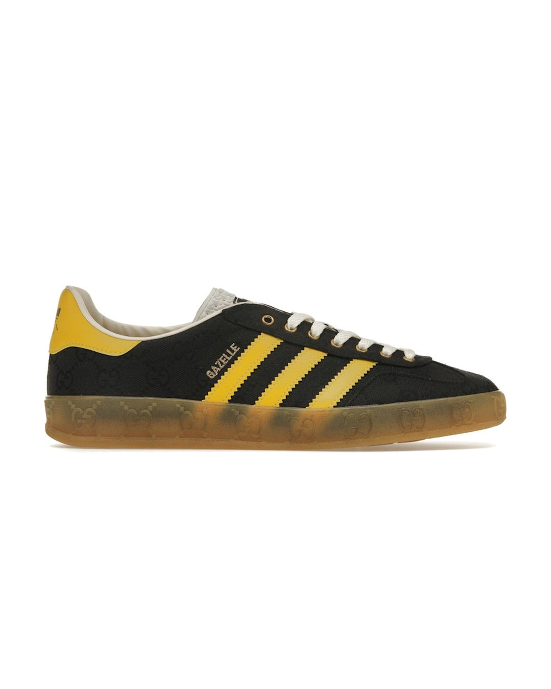 ADIDAS MEN'S GAZELLE X GUCCI BLACK GG MONOGRAM