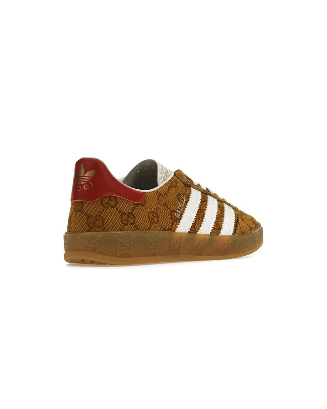 ADIDAS WOMEN'S GAZELLE X GUCCI ORIGINAL GG BEIGE BROWN