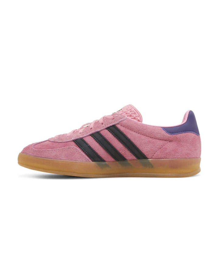 ADIDAS WOMEN'S GAZELLE INDOOR BLISS PINK PURPLE סניקרס אדידס גאזל אינדור ורוד שחור וסגול לנשים
