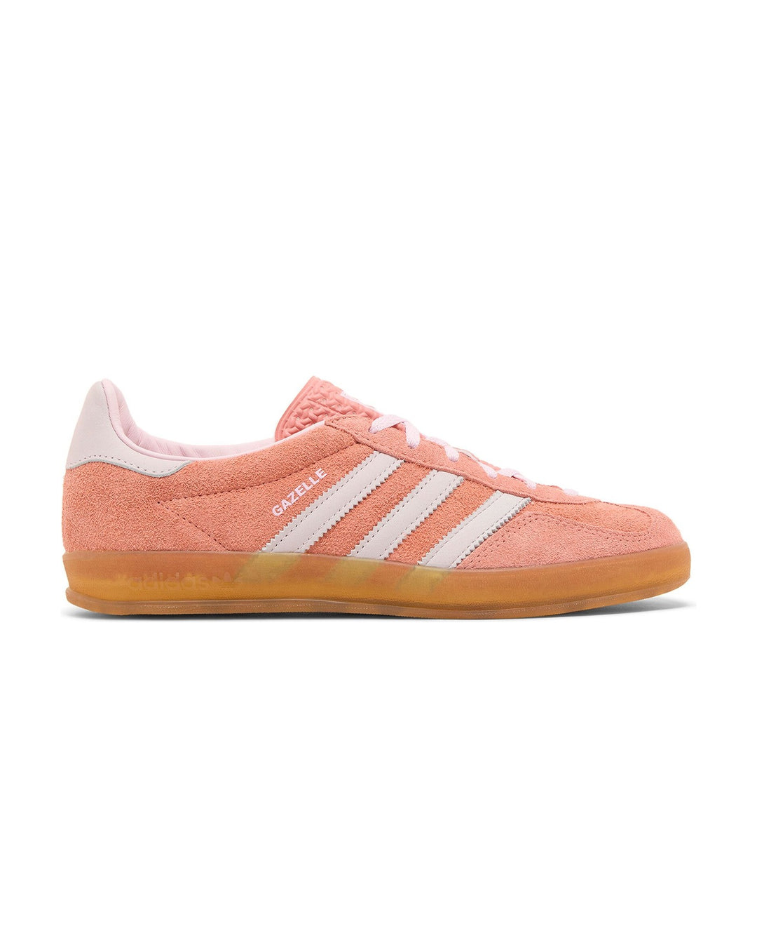 ADIDAS WOMEN'S GAZELLE INDOOR WONDER CLAY GUM סניקרס אדידס גאזל אינדור אפרסק וורוד לנשים