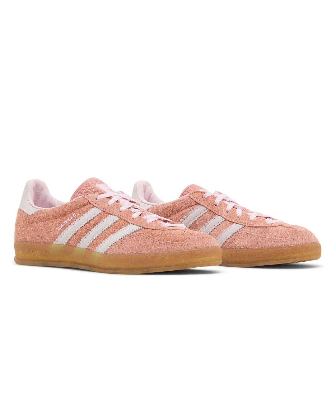 ADIDAS WOMEN'S GAZELLE INDOOR WONDER CLAY GUM סניקרס אדידס גאזל אינדור אפרסק וורוד לנשים