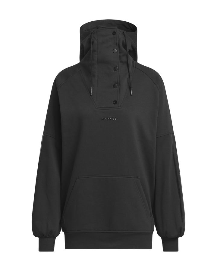 ADIDAS UNISEX SNAPNECK HOODIE X IVY PARK BLACK - קפוצ׳ון אדידס איבי פארק שחור יוניסקס - תמונה 1