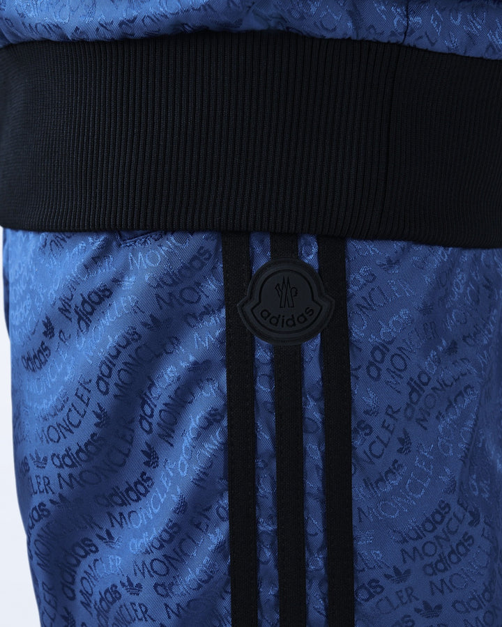ADIDAS UNISEX SEELOS REVERSIBLE PANTS X MONCLER ROYAL BLUE BLACK - מכנס דו-צדדי אדידס מונקלר כחול רויאל ושחור יוניסקס - תמונה 4